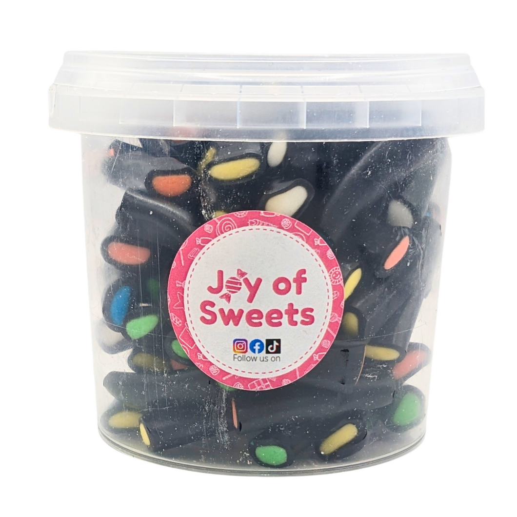 Liquorice Cream Rock 250g Grab Tub (Halal)