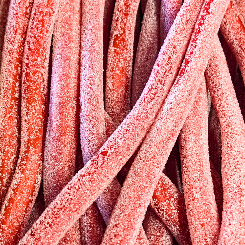 Sour Strawberry Giant Cables (75cm)