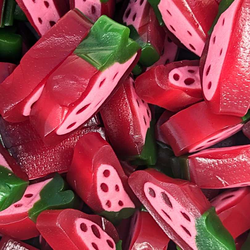 Strawberry Liquorice Slices (100g)