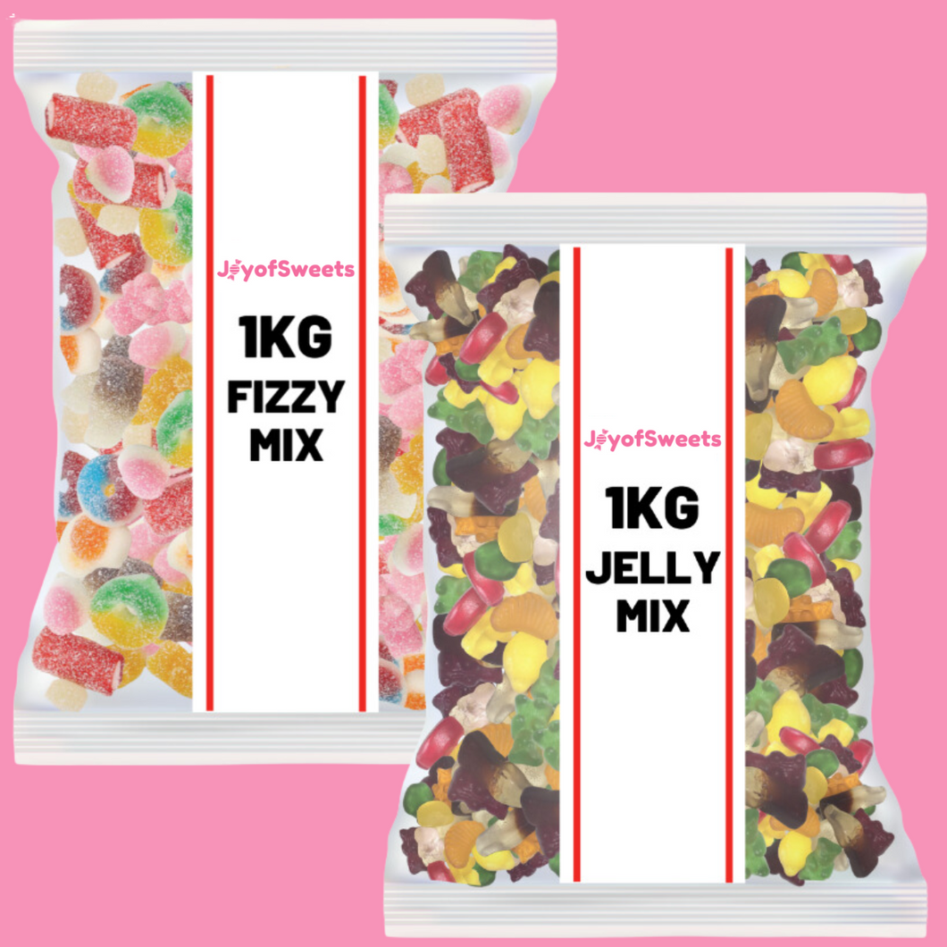 Two for £10 (1kg Fizzy/1kg Gummy) (Pre-Made)