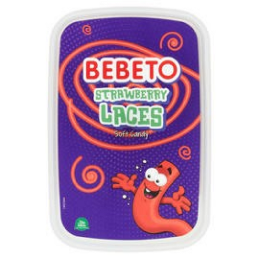Bebeto Strawberry Laces 500g Tub
