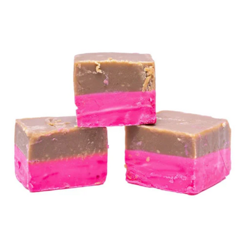 Chocolate & Strawberry Fudge pick n mix sweets confectionary joyofsweets.com