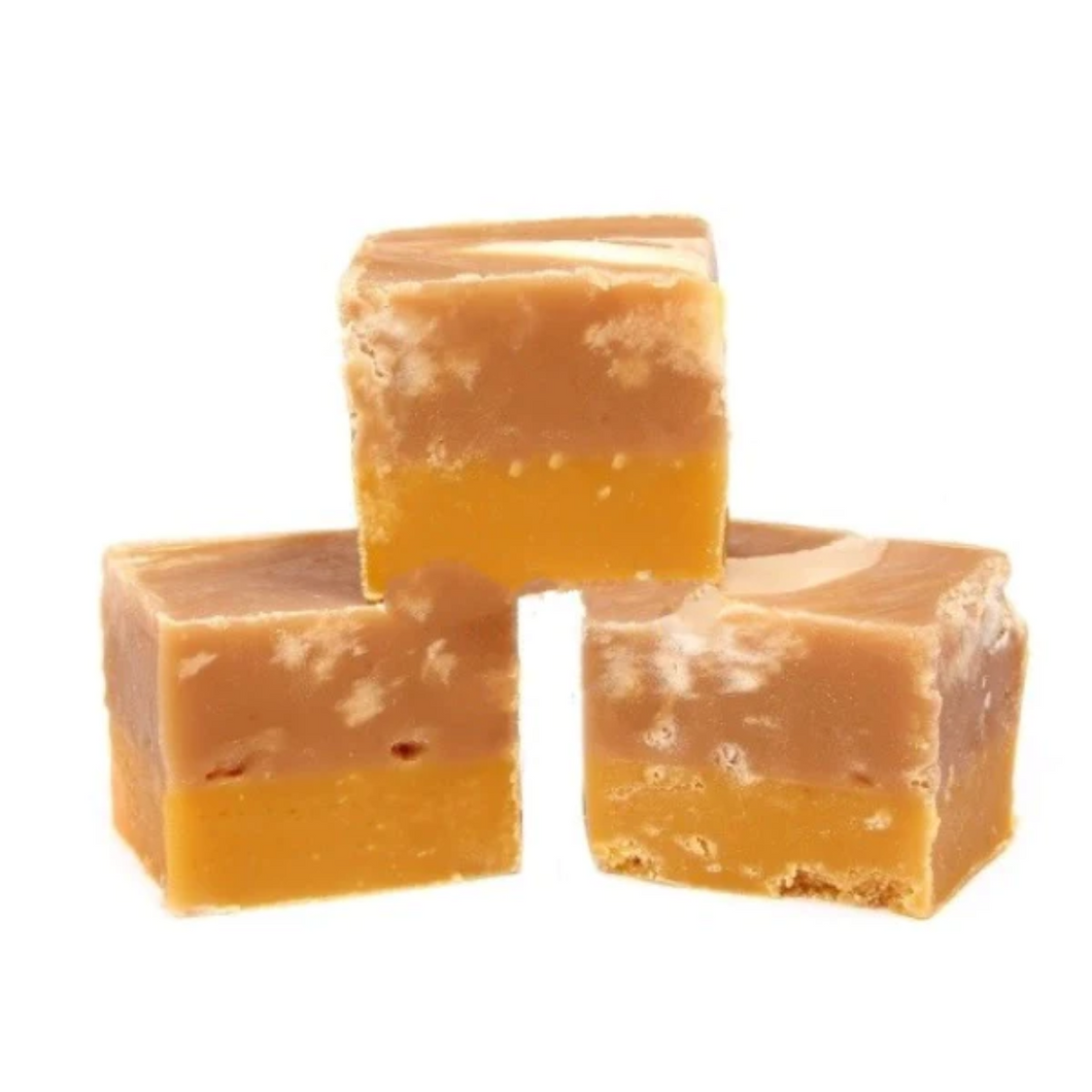 Salted Caramel Cheesecake Fudge pick n mix sweets confectionary joyofsweets.com
