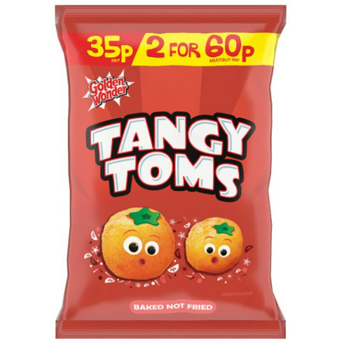 Golden Wonder Tangy Toms 22g (2 for 60p) buy snacks and crisps from joyofsweets.com