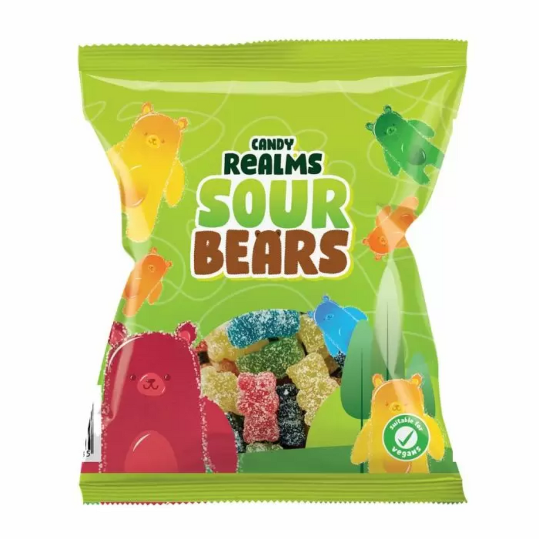 Candy Realms Sour Bears 190g (VEGAN)