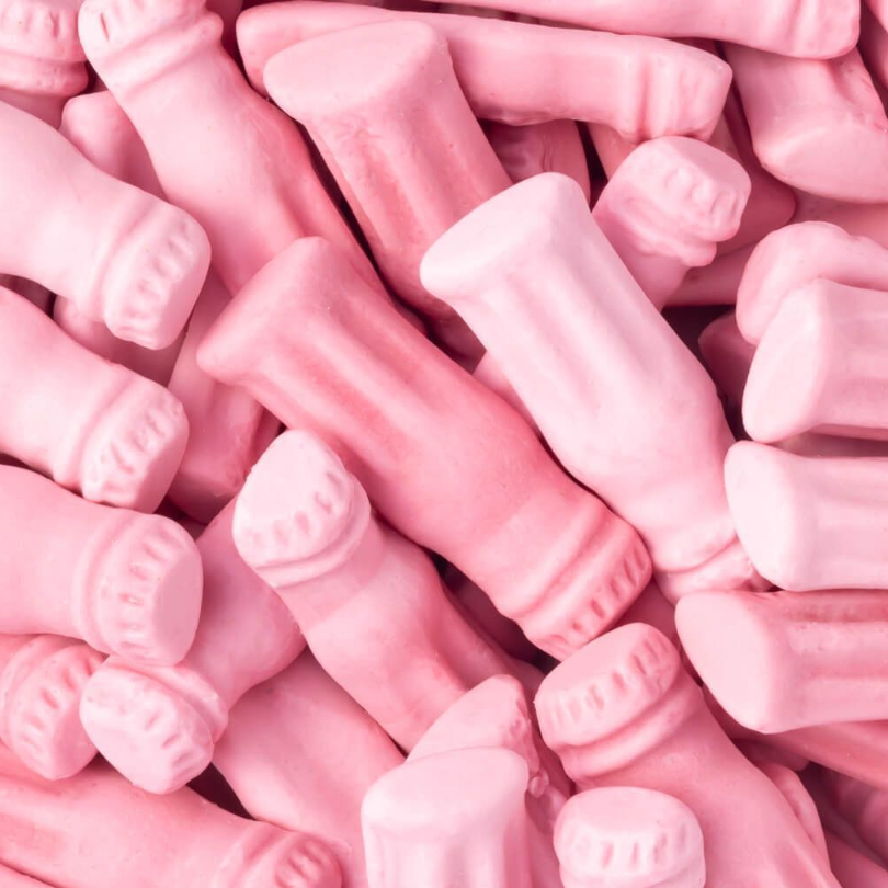 Foam Strawberry Milkshakes pick n mix sweets from joyofsweets.com