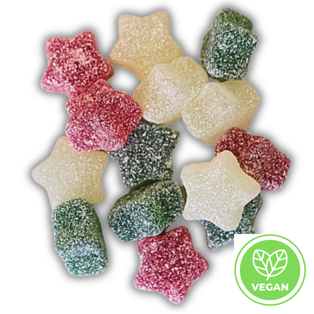 Fizzy Christmas Stars (VEGAN)