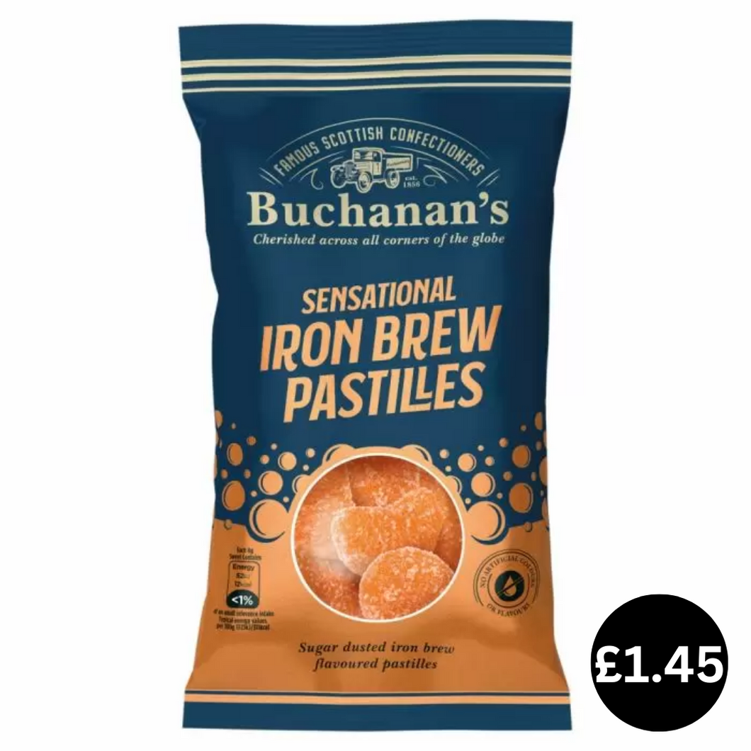 Buchanan's Sensational Iron Brew Pastilles Bag 140g