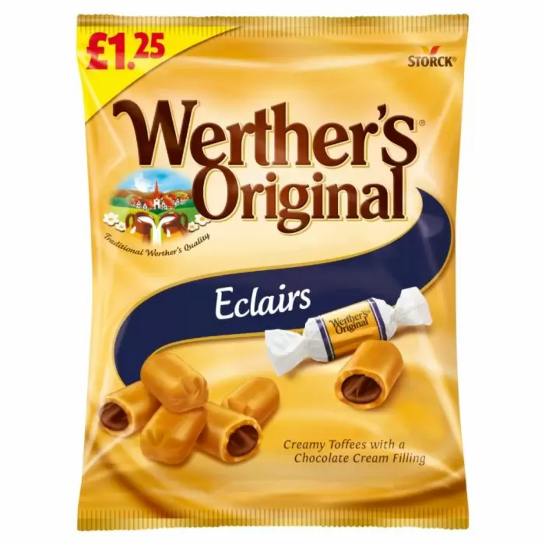 Werther’s Original Eclairs 100g buy from joyofsweets.com
