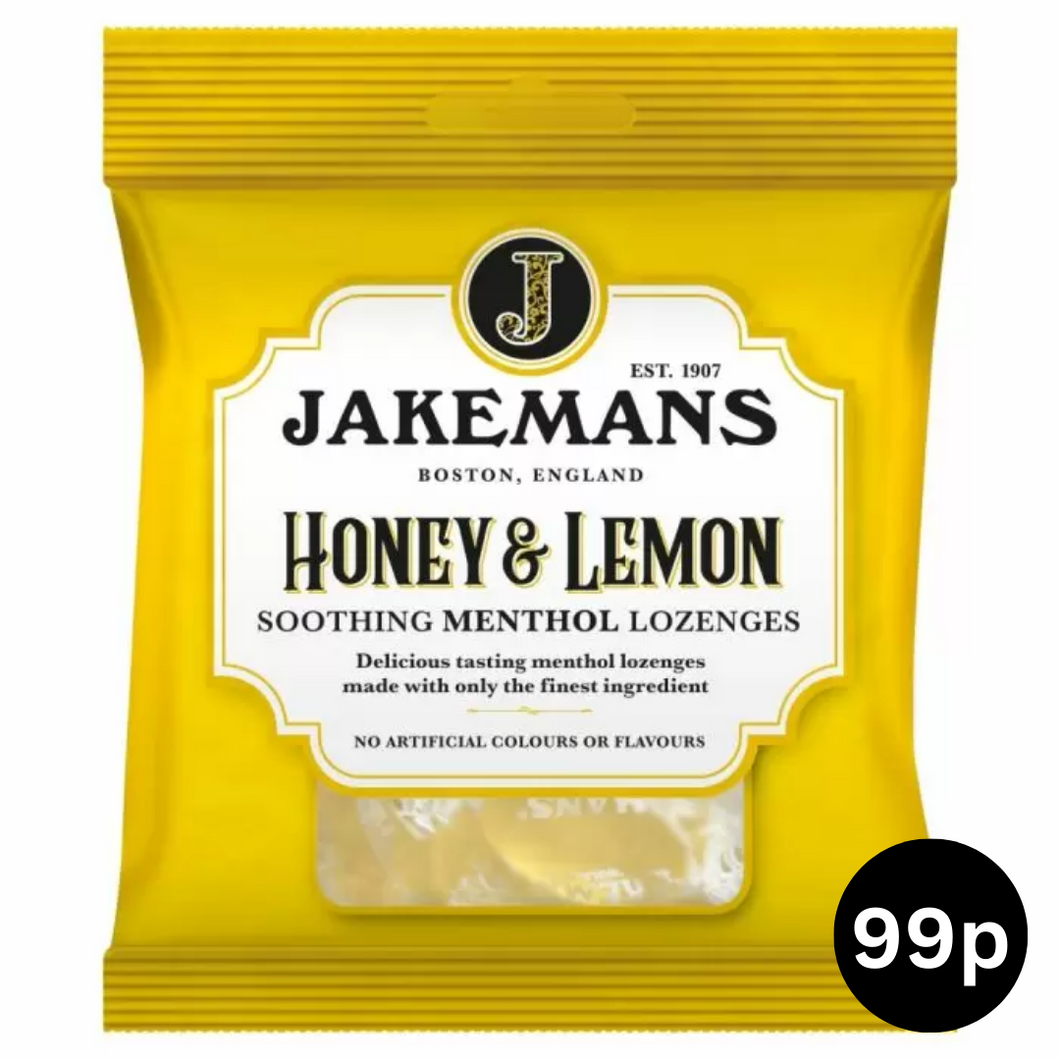 Jakemans Honey & Lemon Soothing Menthol Lozenges 73g