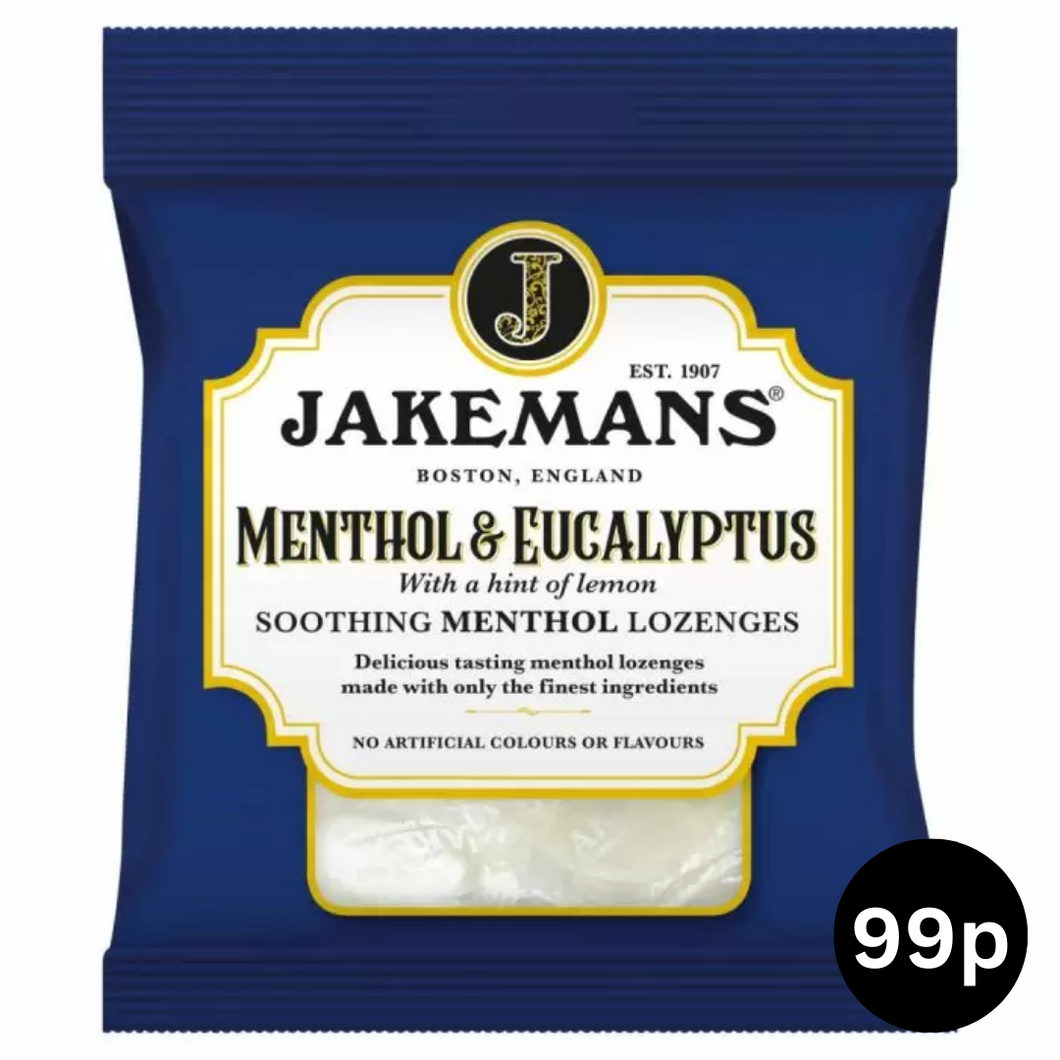 Jakemans Menthol & Eucalyptus Soothing Menthol Lozenges 73g