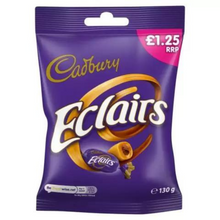 Load image into Gallery viewer, Cadbury Eclairs Classic Chocolate Bag 130g buy from joyofsweets.com

