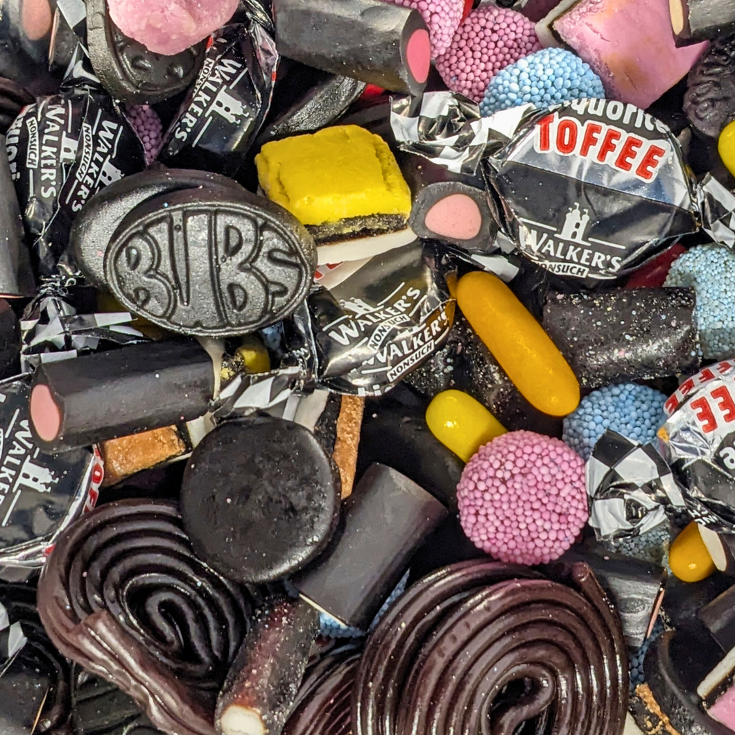 Luxury Liquorice Mix is made to order pick n mix sweets from Joyofsweets.com