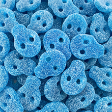 Load image into Gallery viewer, Sour Blue Skulls (100g) (Vegan)
