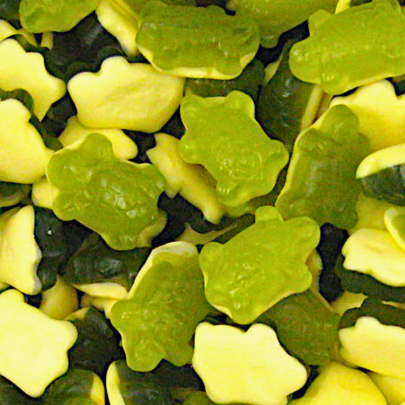 Green Turtles bubblegum jelly pick n mix sweets from joyofsweets.com sweet shop