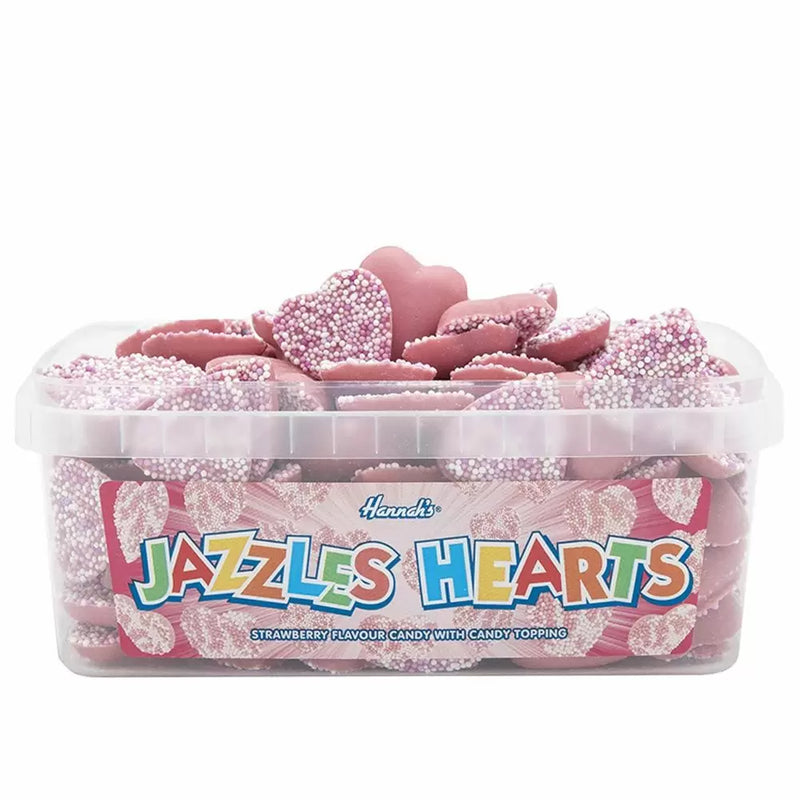 Hannah's Pink Hearts Tub 600g