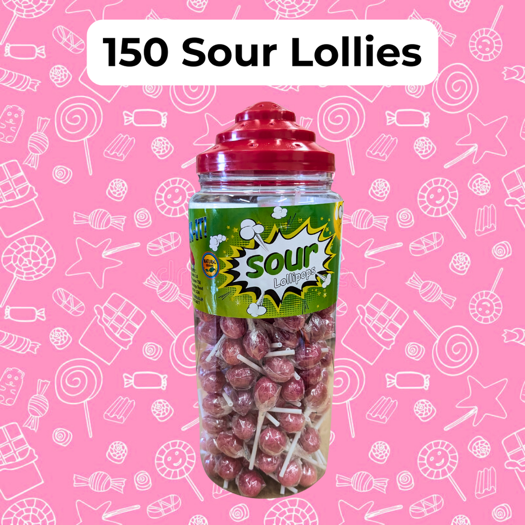 Lick It Sour Lollies (150 Count)