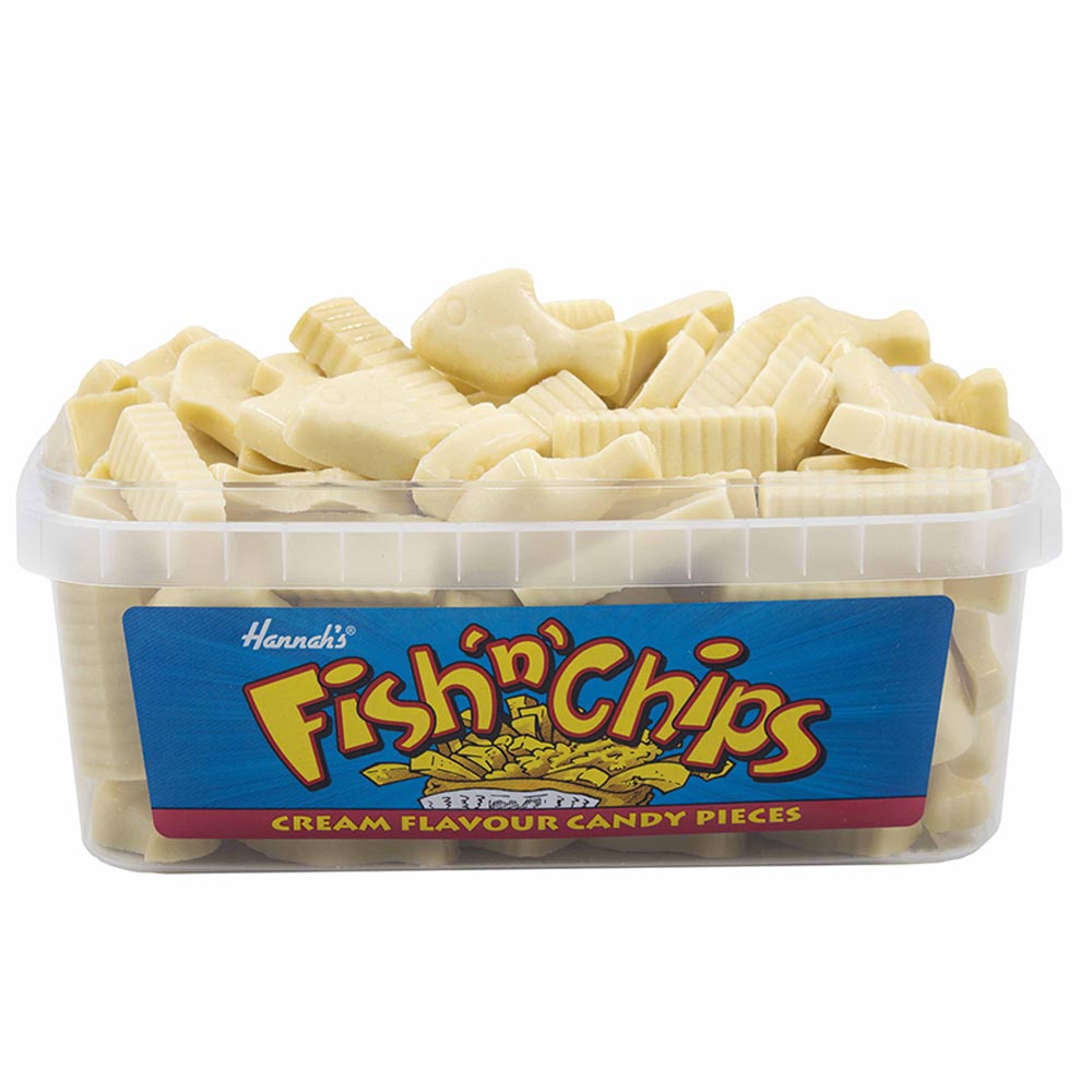 Hannah's Fish and Chips Tub 600g
