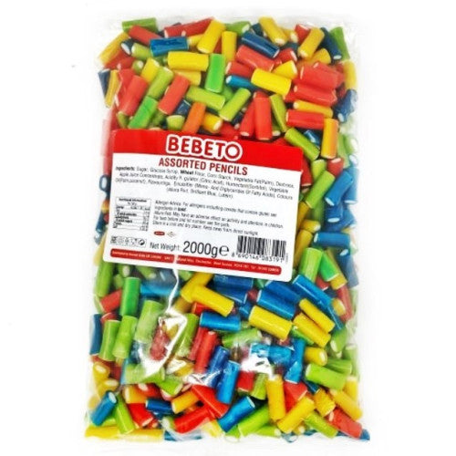 Bebeto Assorted Pencils 2kg (Halal)
