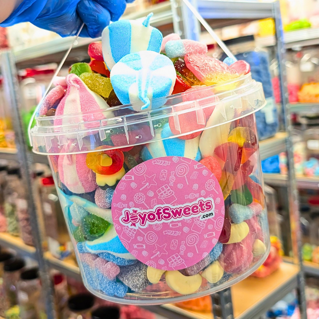 Create Your Own 2kg Pick n Mix Tub with Handle (Choose up to 20 Sweets)