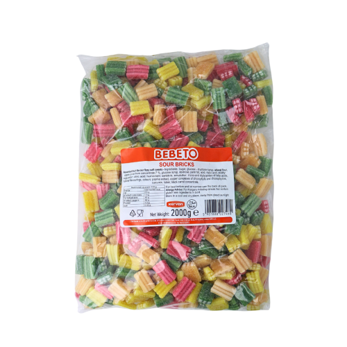 Bebeto Sour Bricks 2kg (Halal)