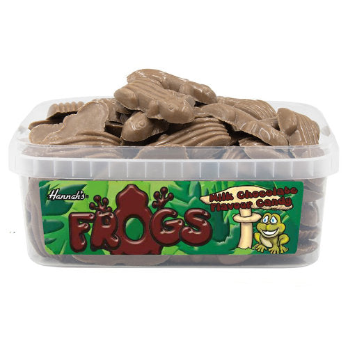 Hannah's Chocolate Frogs Tub 600g