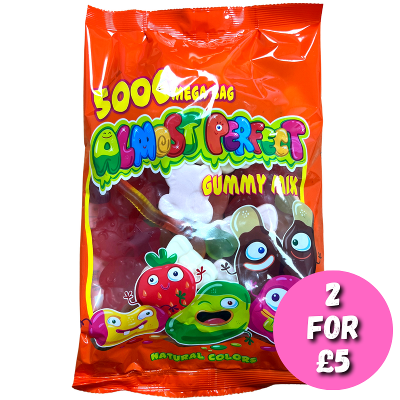 Almost Perfect 500g Mega Gummy Mix pick n mix pick and mix sweets from joyofsweets.com