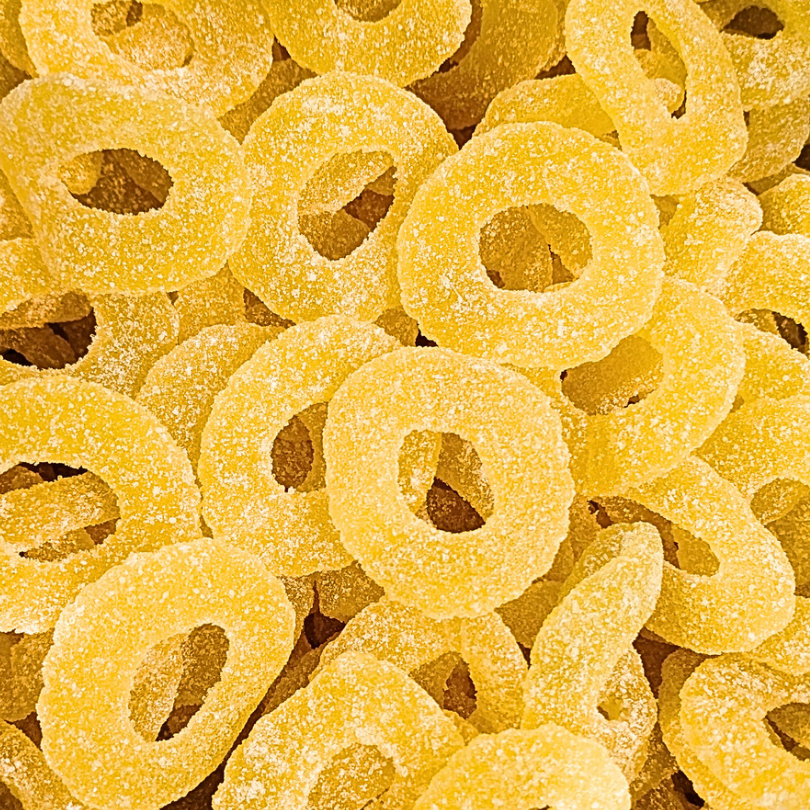 Fizzy Pineapple Rings (100g)