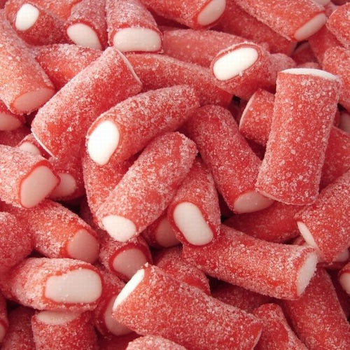 Strawberry Rocketz fizzy sour pencils joyofsweets.com