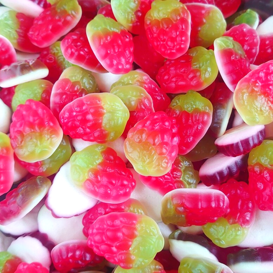 Strawberry and Cream Jellies pick n mix sweets from joyofsweets.com