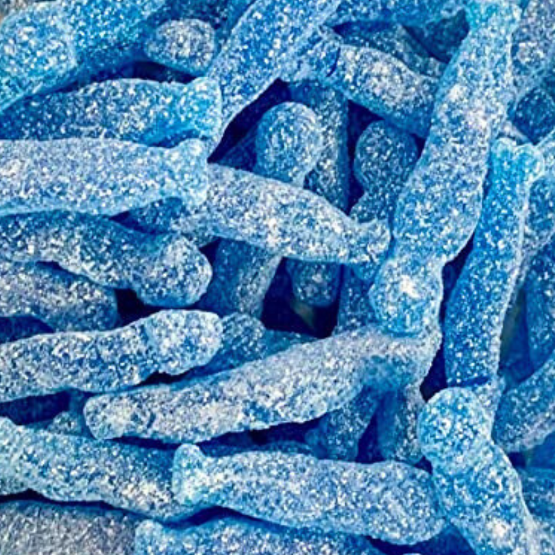 Blue Fizzy Meerkats (Vegan) sweets pick n mix from joyofsweetscom