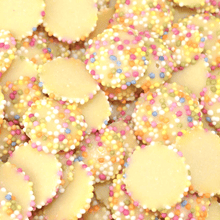 Load image into Gallery viewer, White Chocolate Snowies pick n mix sweets from joyofsweets.com
