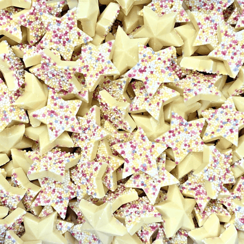 White Chocolate Stars pick n mix sweets from joyofsweets.com