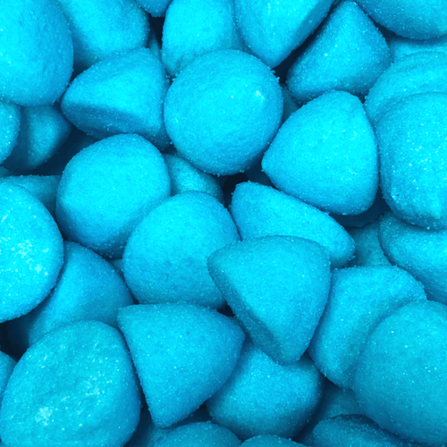 Blue Paintballs marshmallows pick n mix sweets from joyofsweets.com