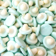 Load image into Gallery viewer, Bubblegum Mushrooms classic retro pick n mix sweets from joyofsweets.com
