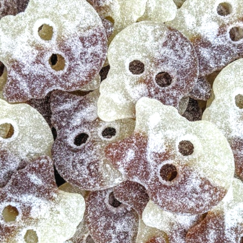BUBS Cool Cola Skulls fizzy sour vegan pick n mix sweets from joyofsweets.com