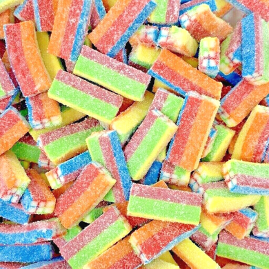 Liquorice Bricks sour fizzy pick n mix sweets from joyofsweets.com
