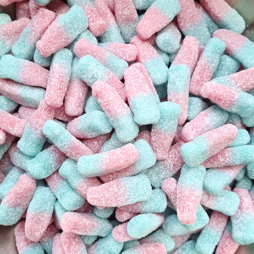 Fizzy Bubblegum Bottles retro classic pick n mix sweets from joyofsweets.com