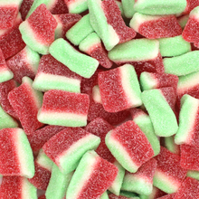 Load image into Gallery viewer, Fizzy Watermelon Slices sour pick n mix sweets from joyofsweets.com
