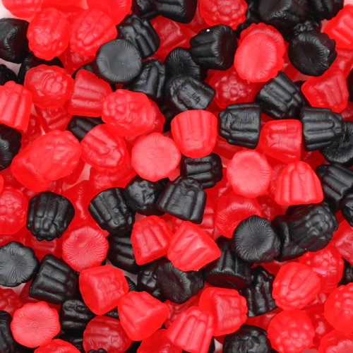 Blackberry and Raspberry Gums retro classic pick n mix sweets from joyofsweets.com